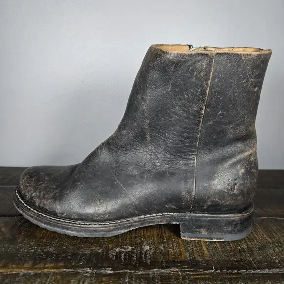 Frye Black Ankle Boots - Picture 7 of 11